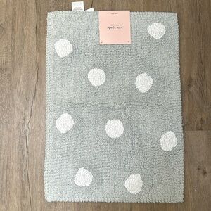 Kate Spade polka dot bath rug